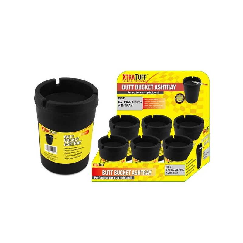 XtraTuff Butt Bucket Ashtray Jumbo Black