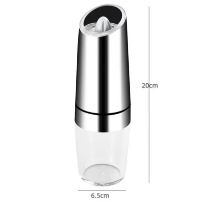 OL38267, Stainless Steel Gravity Electric Sea Salt & Pepper Grinder, 191554382671