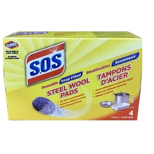 C92141, SOS Soap Pads 4CT Regular, 067029921419