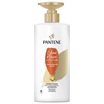 PS410CP, Pantene Shampoo 410ml w/ Pump Colour Perm, 4902430500487