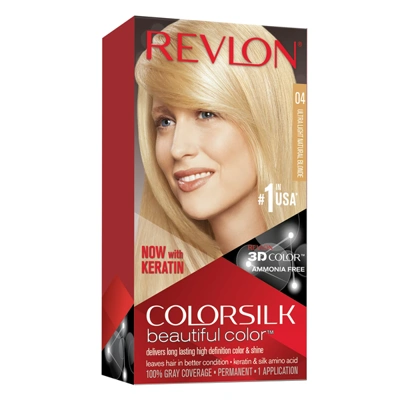 CS04, Revlon ColorSilk Hair Color #04 Ultra LT Natural Blonde