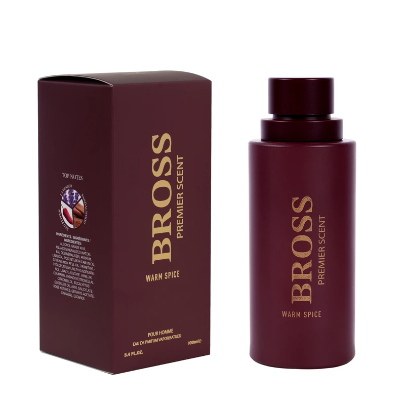 Men's EDP 100ml/3.4 fl.oz BROSS PREMIER SCENT WARM SPICE