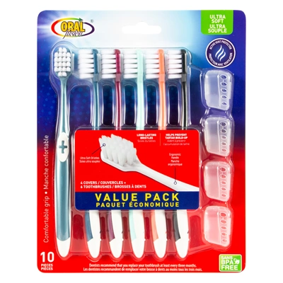 68074, Oral Fusion Toothbrush 10PK Ultra Soft, 191554680746