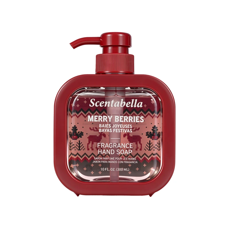 Scentabella Hand Soap 10oz/300ml holiday Merry Berries