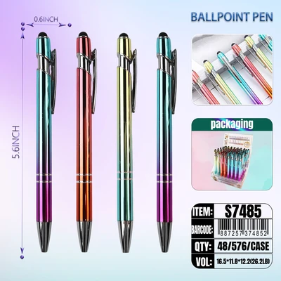 S7485, Beaded Pen & Screen Touch Assorted 48/PDQ, 887257374852