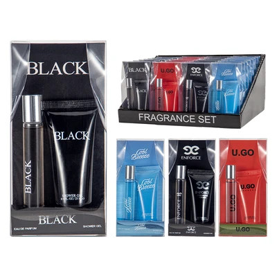 88858, Men's 2pcs  Stocking Stuffer PDQ4  0.27fl.oz/8ml EDP+0.9fl.oz/25ml Shower Gel, 191554885981