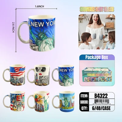 B4322, NY Souvenir Mug Assorted, 887257643224