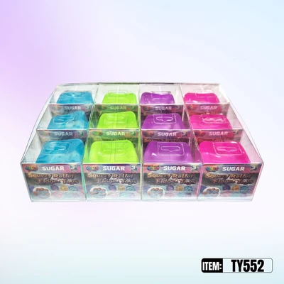TY552, Squeezy Relief Fidget Toys Ice Cube 2", 887258005526
