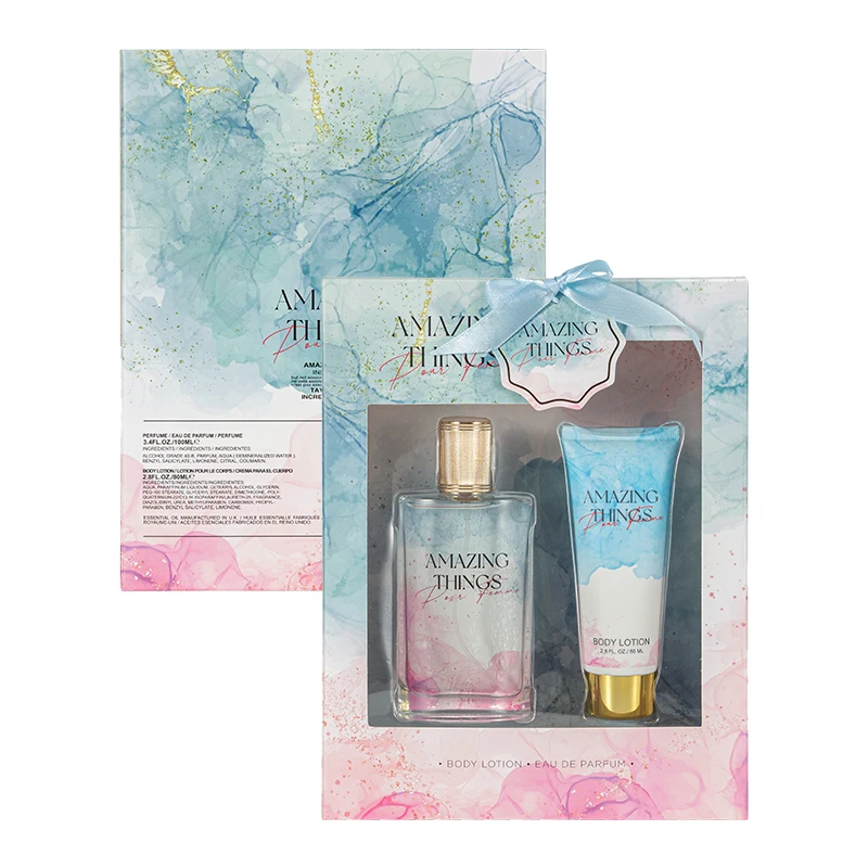 Women's 2pcs Set AMAZING THINGS 3.4fl.oz EDP 2.8fl.oz Body Lotion