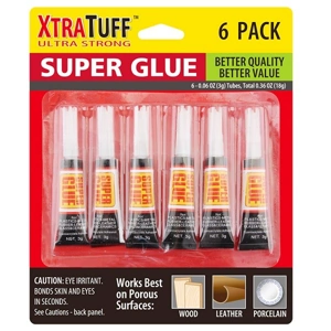 44100, XtraTuff Super Glue 6PK, 191554441002