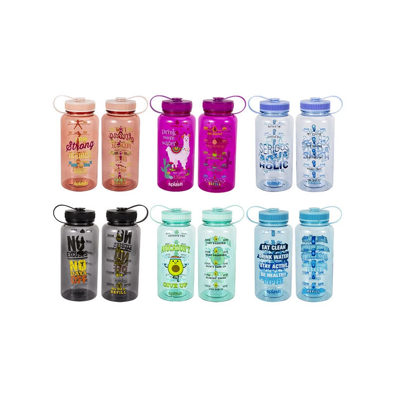 Splash Plastic Bottle 33.8oz printed Motivational
