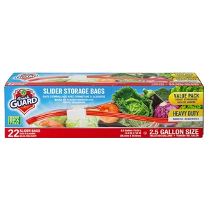 31111, Fresh Guard Slider Storage 2.5 Gallon 20CT, 191554311114