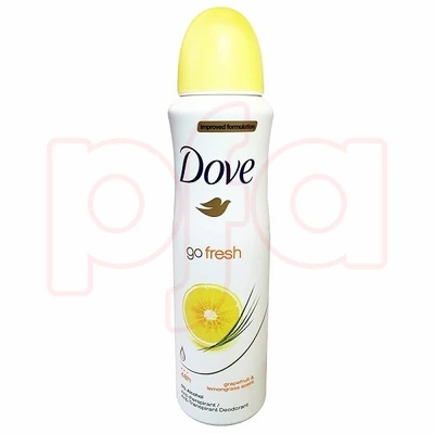 DBS250GFL, Dove Body Spray 250ml Go Fresh Grapefruit & Lemon Grass, 8717644308998