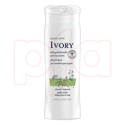 IVBW12A, Ivory Body Wash 12oz Aloe, 037000919827