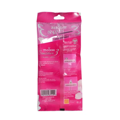 67210, Modess Triple Blade Razors 5-Pack, 191554672109