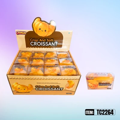 TC2264, Crunchy Squeezy Croissant 4.33"x2.76" Box (TC2241), 887258042644