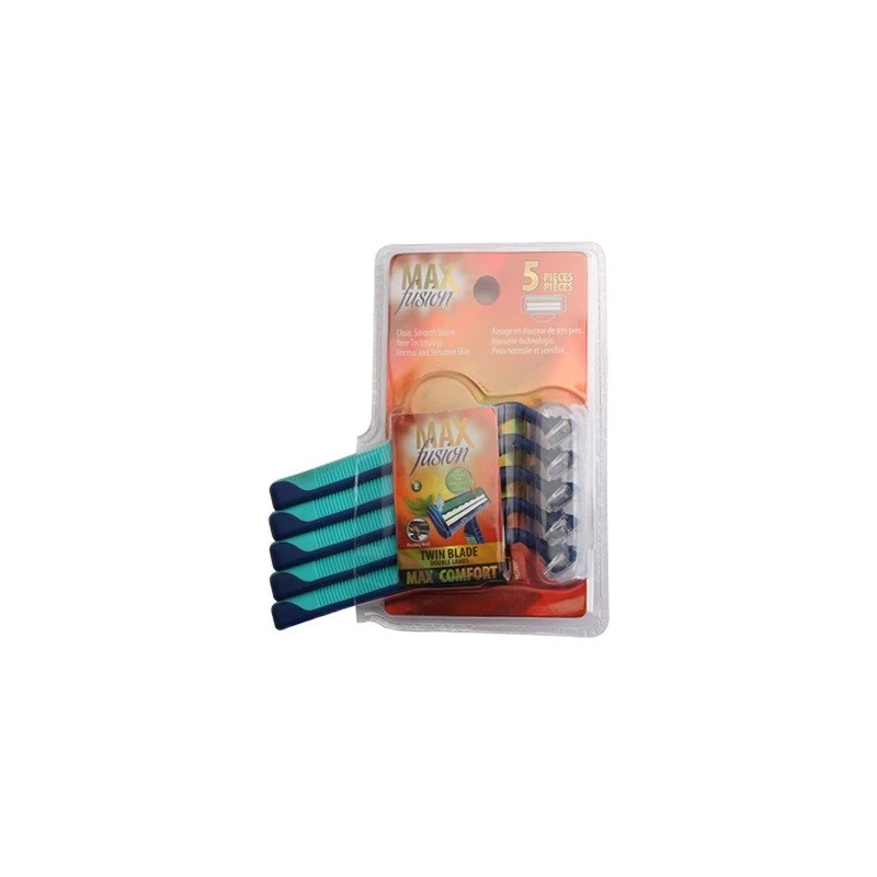 Max Fusion Men Razor Twin Blade 5PK