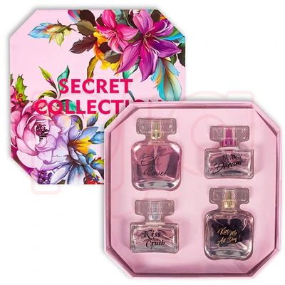 88480, Women's 4pcs Coffret Set SECRET COLLECTION 2×1.0fl.oz/30ml+2× 0.68fl.oz/20ml EDP, 191554884809