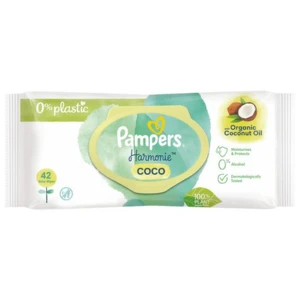 P42HC, Pampers Wipes 42CT w/ LID Harmonie Coco, 8001841708744