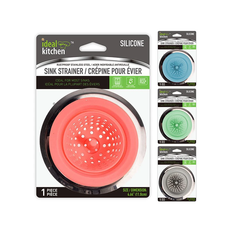 Ideal Kitchen SS + Silicone Sink Strainer HD Colors