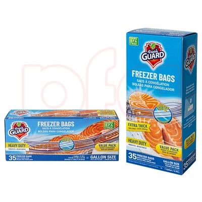 31105, Fresh Guard Freezer Bag Gallon 35CT, 191554311053