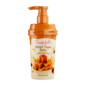 60934, Scentabella  Hand Wash Brown Sugar Boba 18.3oz/540ml, 191554609341
