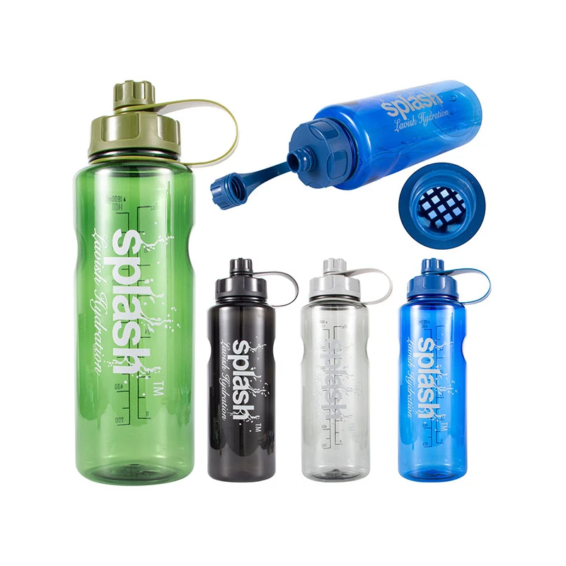 Splash Plastic Bottle 51oz Twist Cap w/ Filter