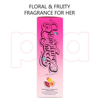88312, Eau de Parfum 3.4 oz/100 ml Love Signature Inked for Women - United Scents, 191554883123