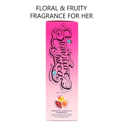 88312, Eau de Parfum 3.4 oz/100 ml Love Signature Inked for Women - United Scents, 191554883123