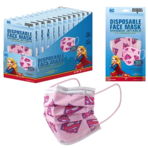 DCM10-SG, DC Children Mask 10PK Supergirl, 88880478744488