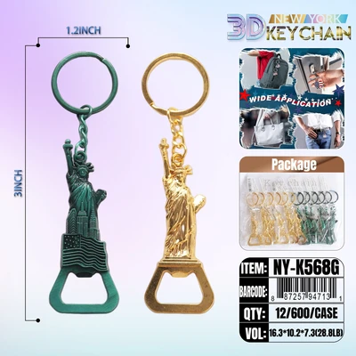 NY-K568G, NY key chain, 887257947131