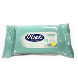 W13582, D'lucks Wipes 70CT Light Scented USA, 187933000533