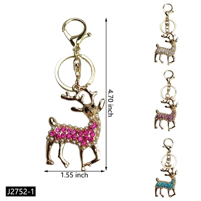 J2752-1, DEER W. STONE KEY CHAIN, 887257827525