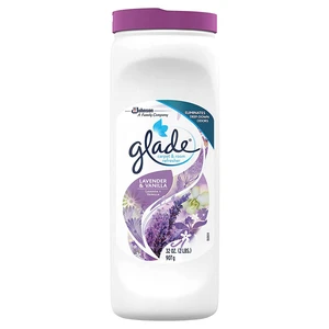 GC32-LV, Glade Carpet Refresher Powder 32oz Lavender & Vanilla, 046500719592