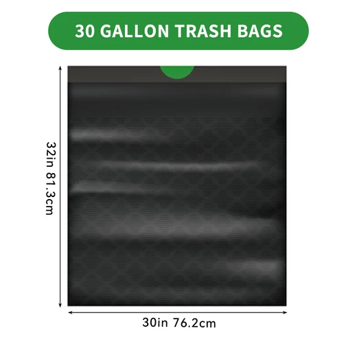 ST-30207, Scotts Drawstring Bag Flex 30 Gal 120CT Black, 191554302075