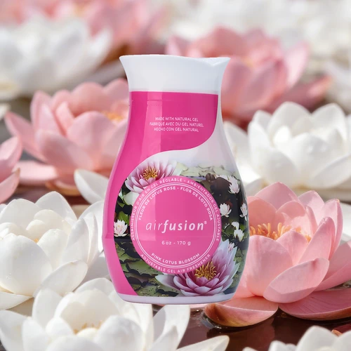 Pink Lotus Blossom Adjustable Gel Air Freshener