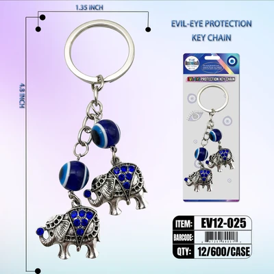 EV12-025, EVIL EYE KEY CHAIN PROTECTION, 887257890017