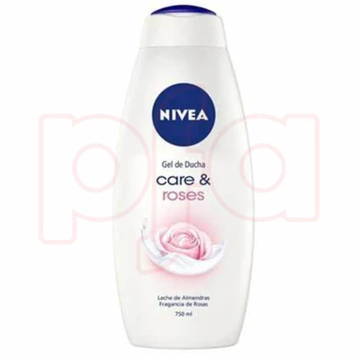 NBW750CRS, Nivea Body Wash 750 Care & Roses, 4005900264381