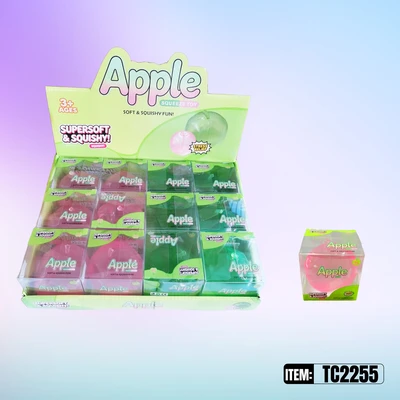 TC2255, Vaseline Squishy Apple 2..95"x2.75", 887258042552