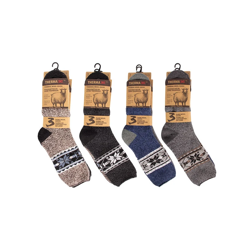 Thermal Men's Wool Socks 10-13