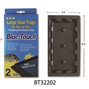 BT32202, Blue-Touch Large Glue Trap 2PK Blue, 6931492322025