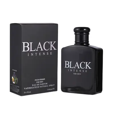 88200, Eau de Parfum 3.4 oz/100 ml Black Intense for Men - United Scents, 191554882003