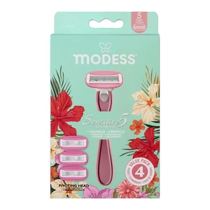 67218, Modess Five Blade Razor with Refill, 191554672185