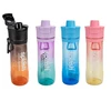 58190, Splash Plastic Bottle 23.7oz Flip Cap w/ Lock TONE COLORS, 191554581906