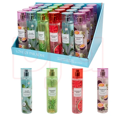 88819, Women's Body Mist Display  LOVE OF PARADISE  236ml/8.oz, 191554888197