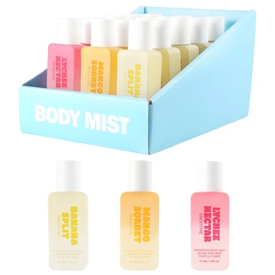 88820, Women's Body Mist Display 8 oz/ 236 ml Love Of Magic, 6 Scents Love Seduce/Magic Spell/Oriental Cherry Blossom/Secret Desire/Sweet Pea/Warm Vanilla - United Scents, 191554886575