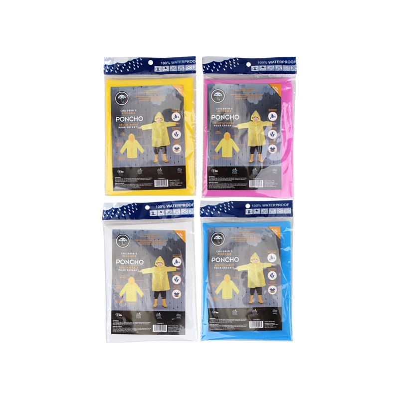 Drops Poncho Raincoat Kids