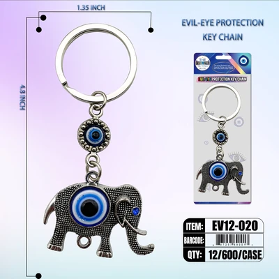 EV12-020, EVIL EYE KEY CHAIN PROTECTION, 887257890017