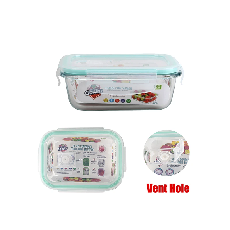 Fresh Guard Glass Container 13.5oz Oven Safe 1pk