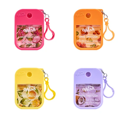 60395, Wish Hand Sanitizer Spray 1.2oz with Keychain – PDQ, 191554603950